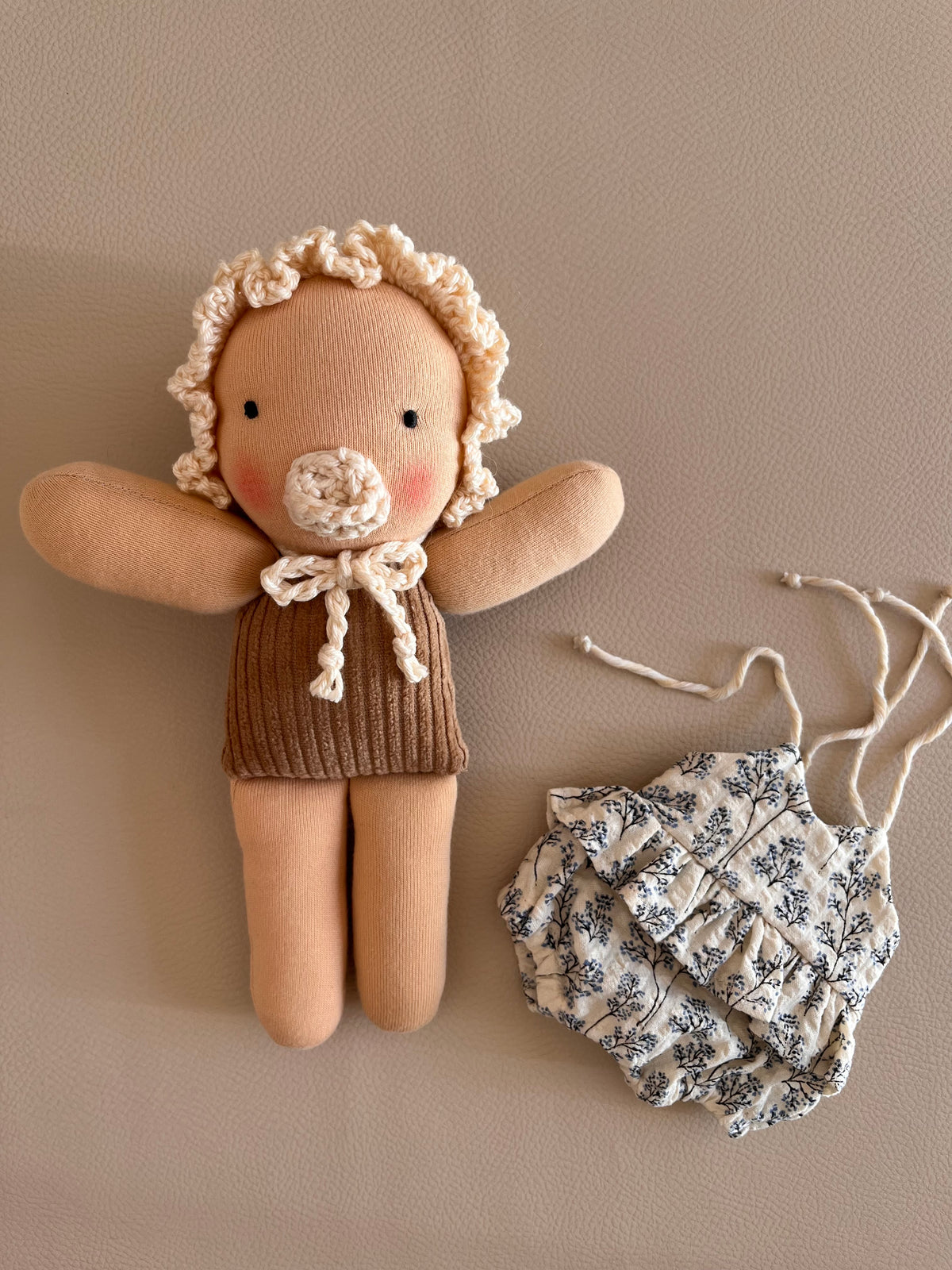 Waldorf doll Baby / tanned skin