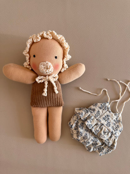 Waldorf doll Baby / tanned skin