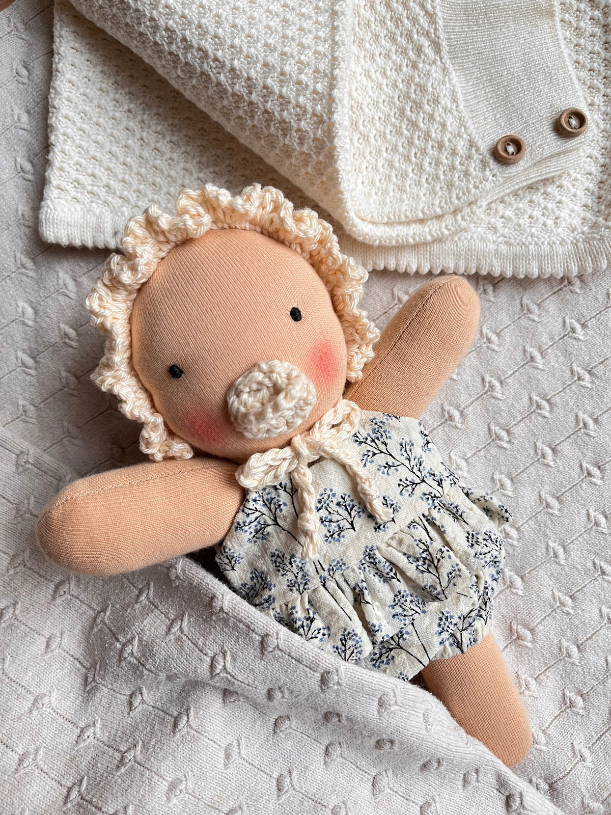 Waldorf doll Baby / tanned skin