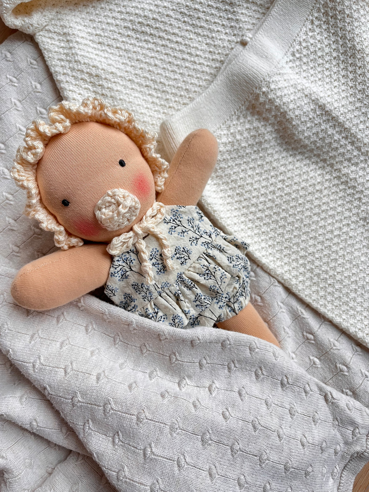 Waldorf doll Baby / tanned skin