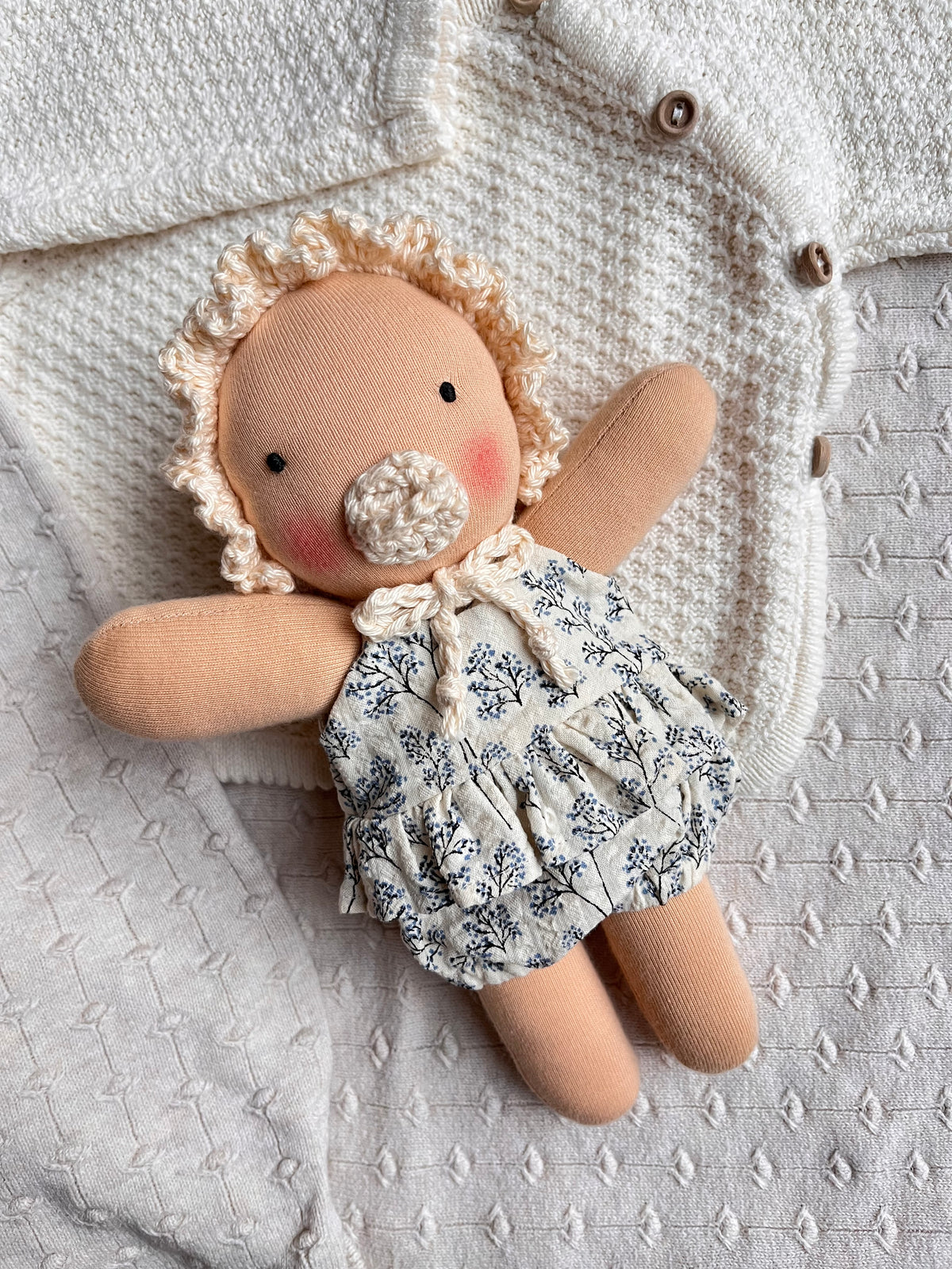 Waldorf doll Baby / tanned skin