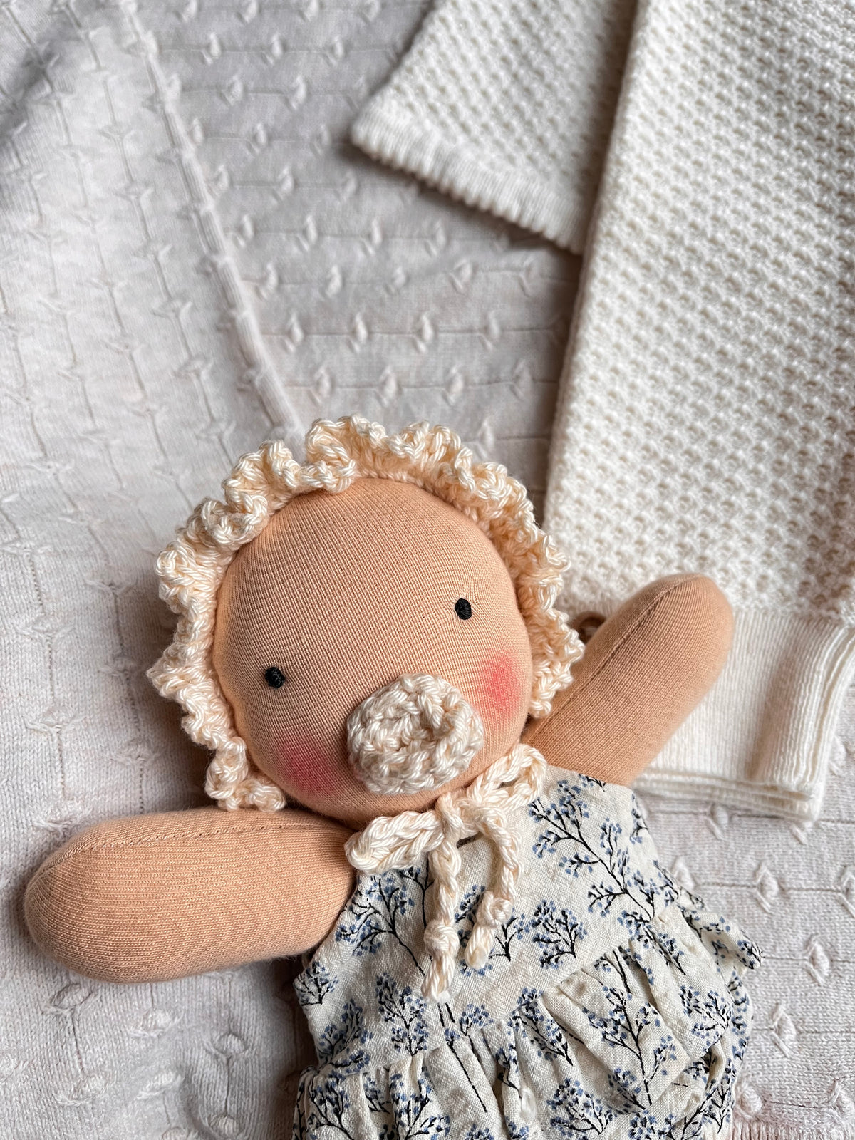 Waldorf doll Baby / tanned skin