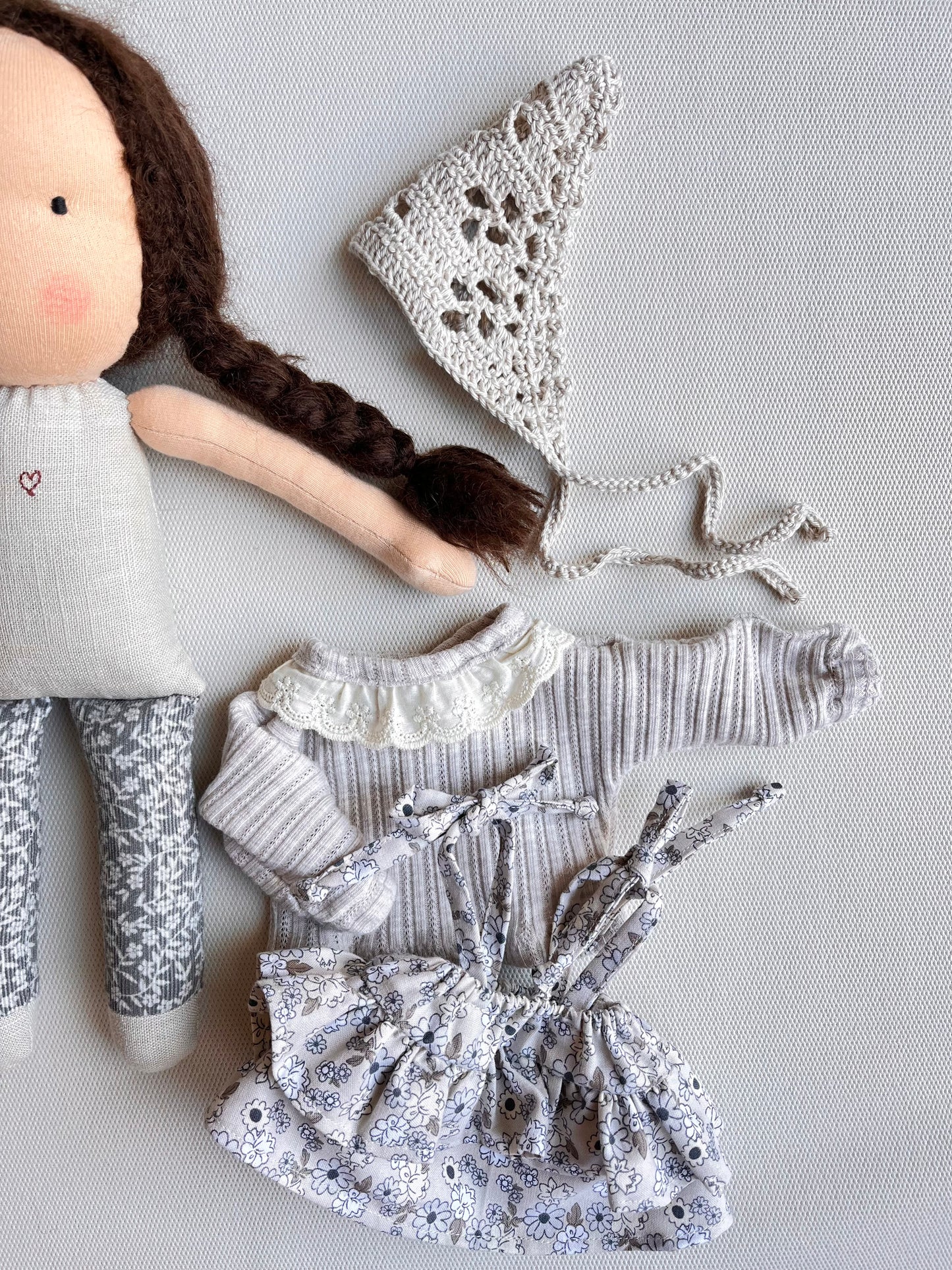 Waldorf doll ILA medium / lace collection