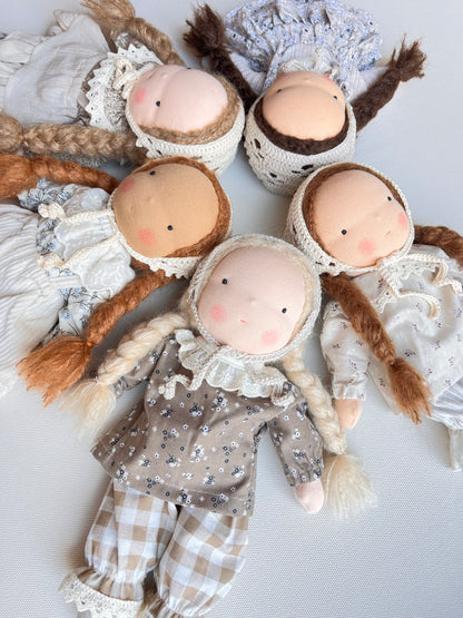 Waldorf doll OFELIA medium / lace collection