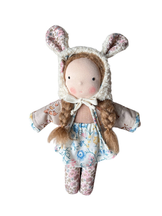 Waldorf doll OFELIA small / bunny collection