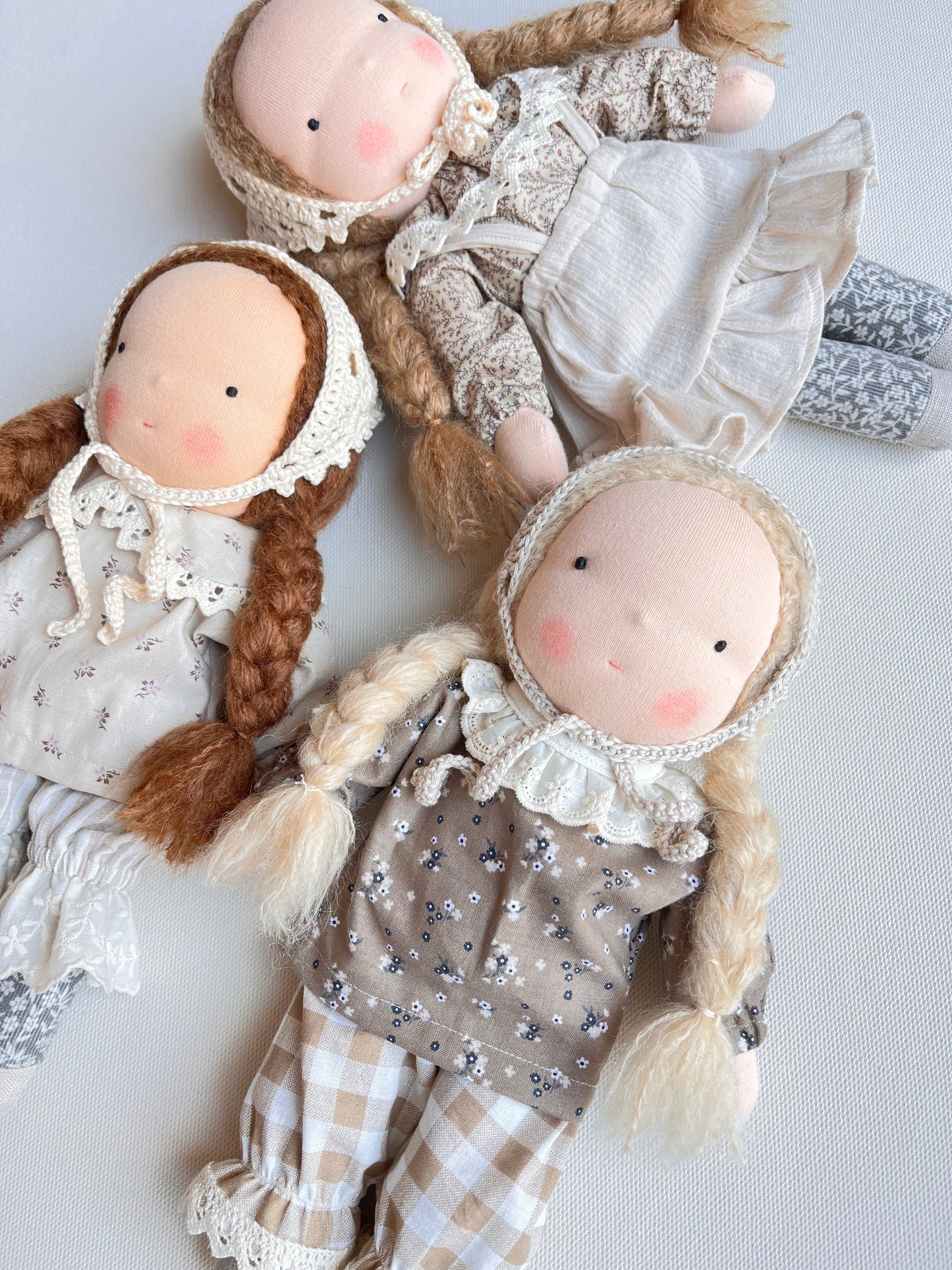 Waldorf doll DEVA medium / lace collection