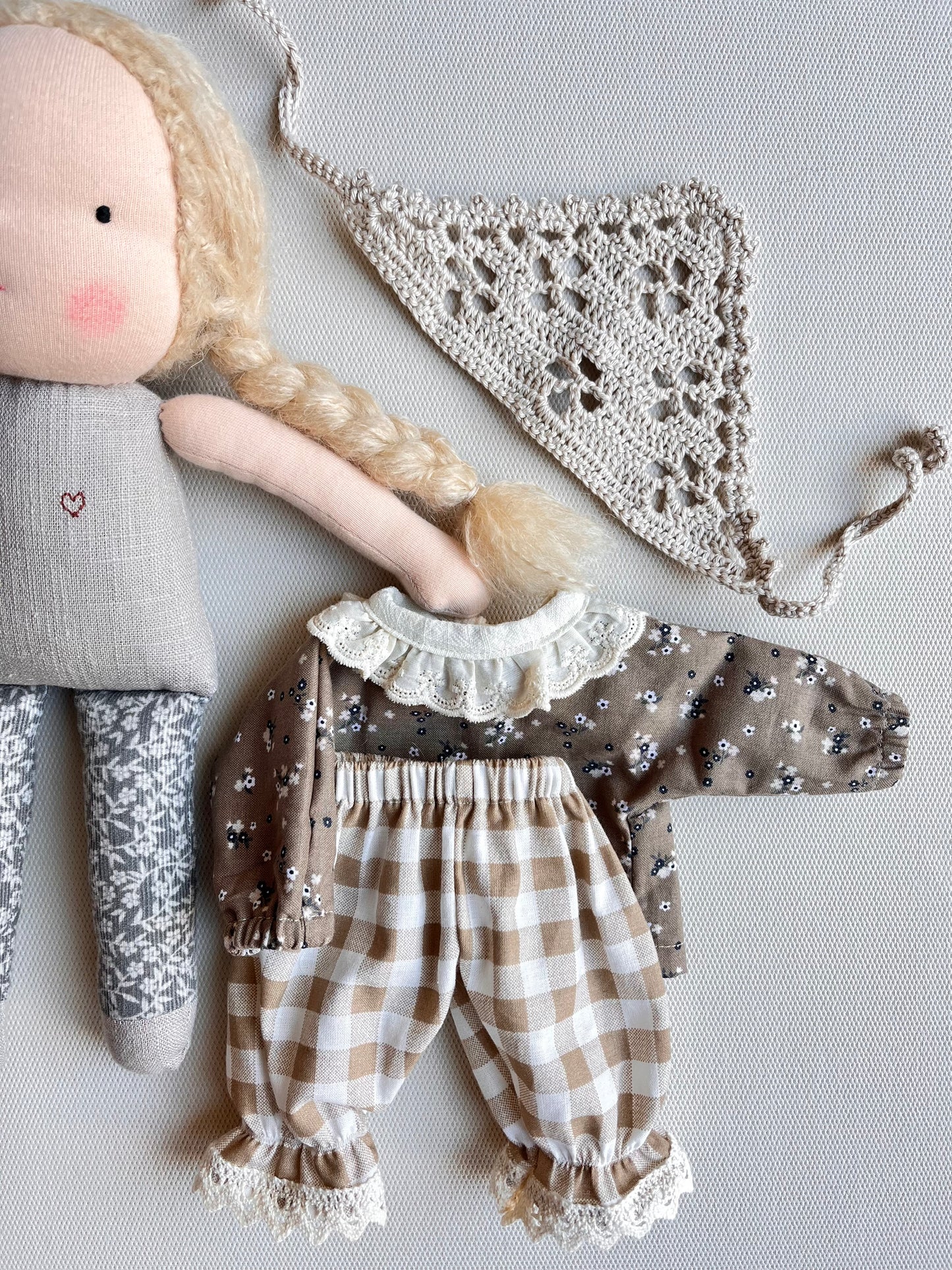Waldorf doll DEVA medium / lace collection