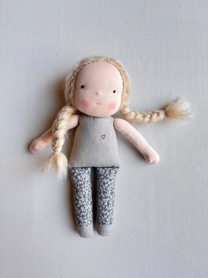 Waldorf doll DEVA medium / lace collection