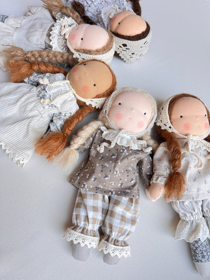 Waldorf doll DEVA medium / lace collection