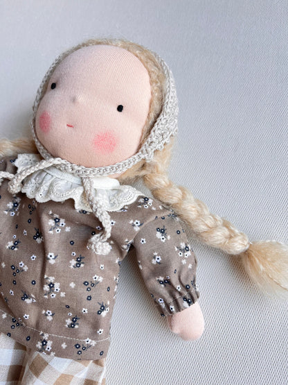 Waldorf doll DEVA medium / lace collection