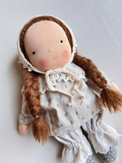 Waldorf doll FREJA medium / lace collection