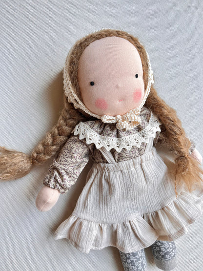 Waldorf doll OFELIA medium / lace collection
