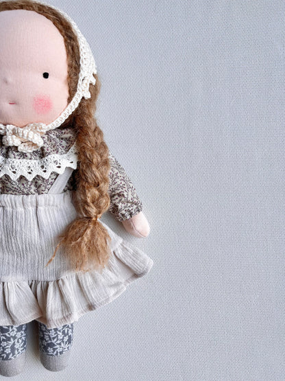 Waldorf doll OFELIA medium / lace collection