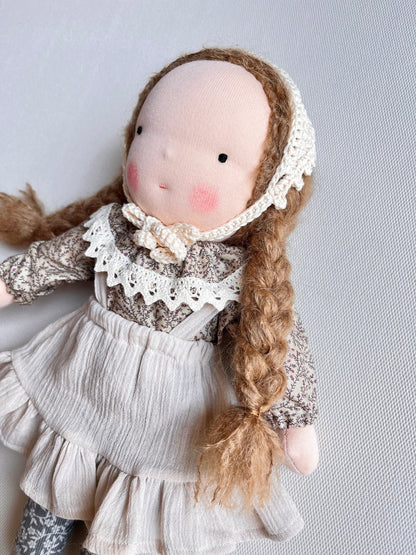 Waldorf doll OFELIA medium / lace collection