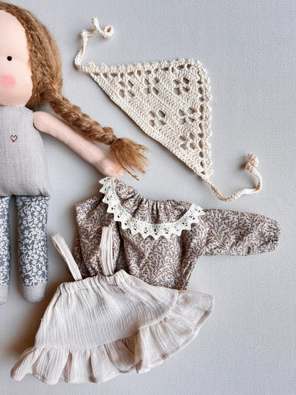 Waldorf doll OFELIA medium / lace collection