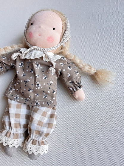 Waldorf doll DEVA medium / lace collection