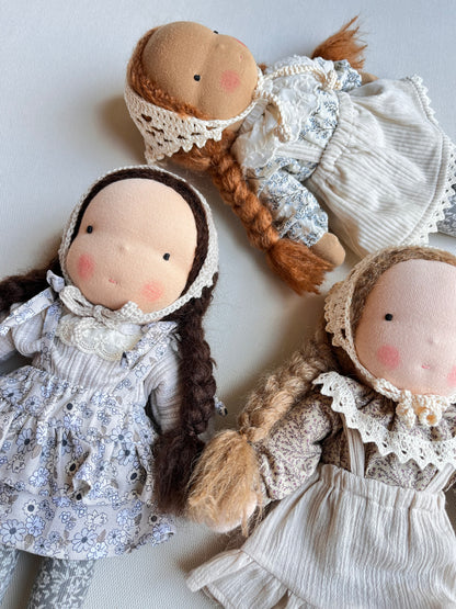 Waldorf doll OFELIA medium / lace collection