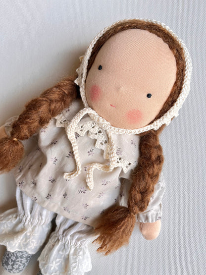Waldorf doll FREJA medium / lace collection