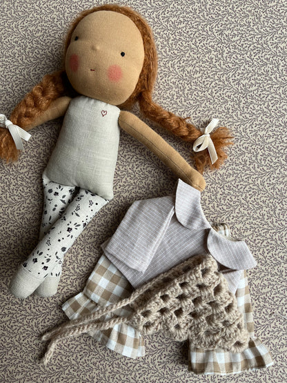 FLAVIA doll medium / gingham collection
