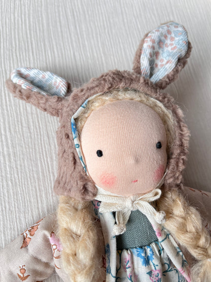 Waldorf doll DEVA small / bunny collection