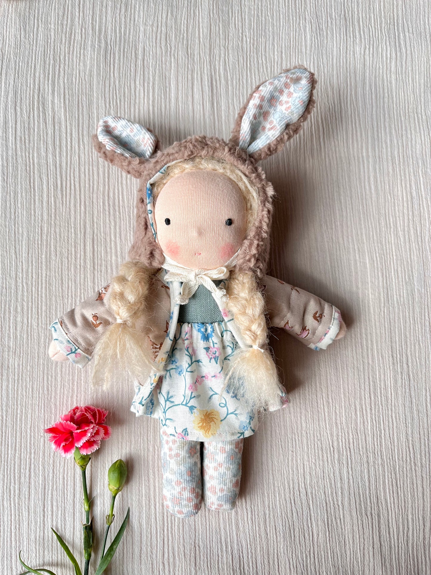 Waldorf doll DEVA small / bunny collection