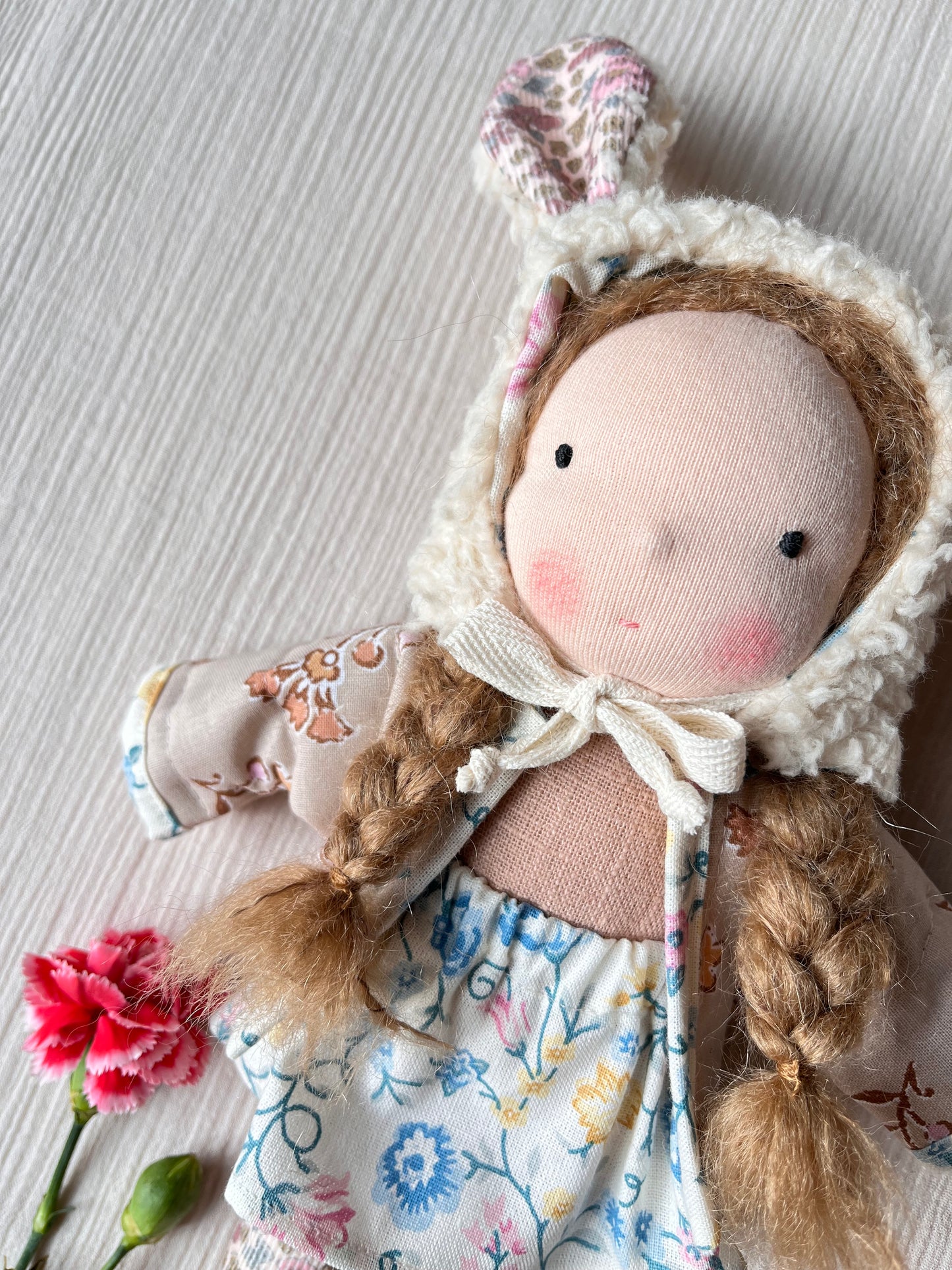 Waldorf doll OFELIA small / bunny collection