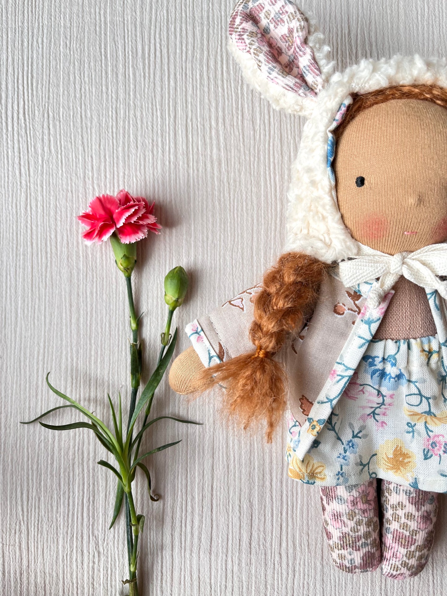 Waldorf doll FLAVIA small / bunny collection