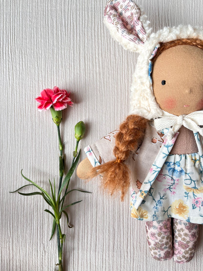 Waldorf doll FLAVIA small / bunny collection