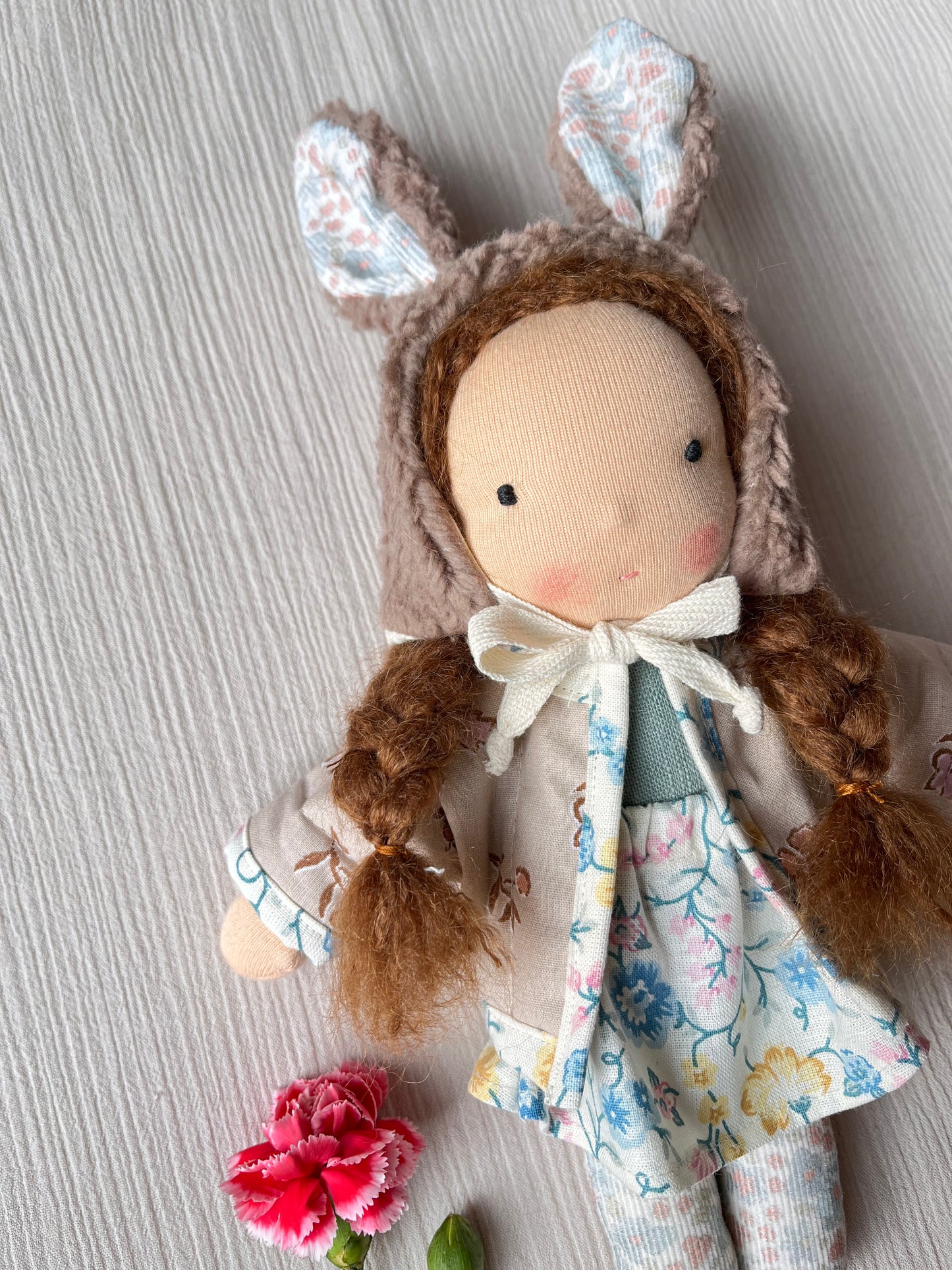Waldorf doll FREJA small / bunny collection