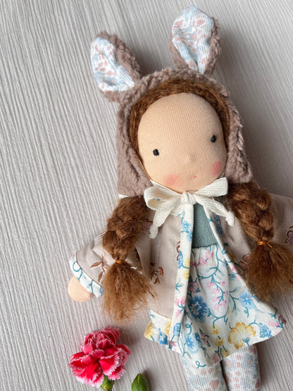 Waldorf doll FREJA small / bunny collection