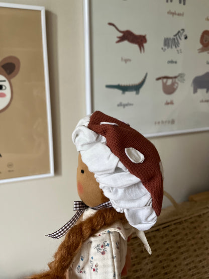 Waldorf doll FLAVIA medium / mushroom collection