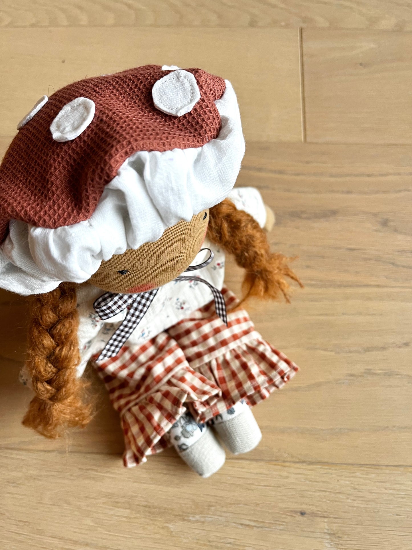 Waldorf doll FLAVIA medium / mushroom collection
