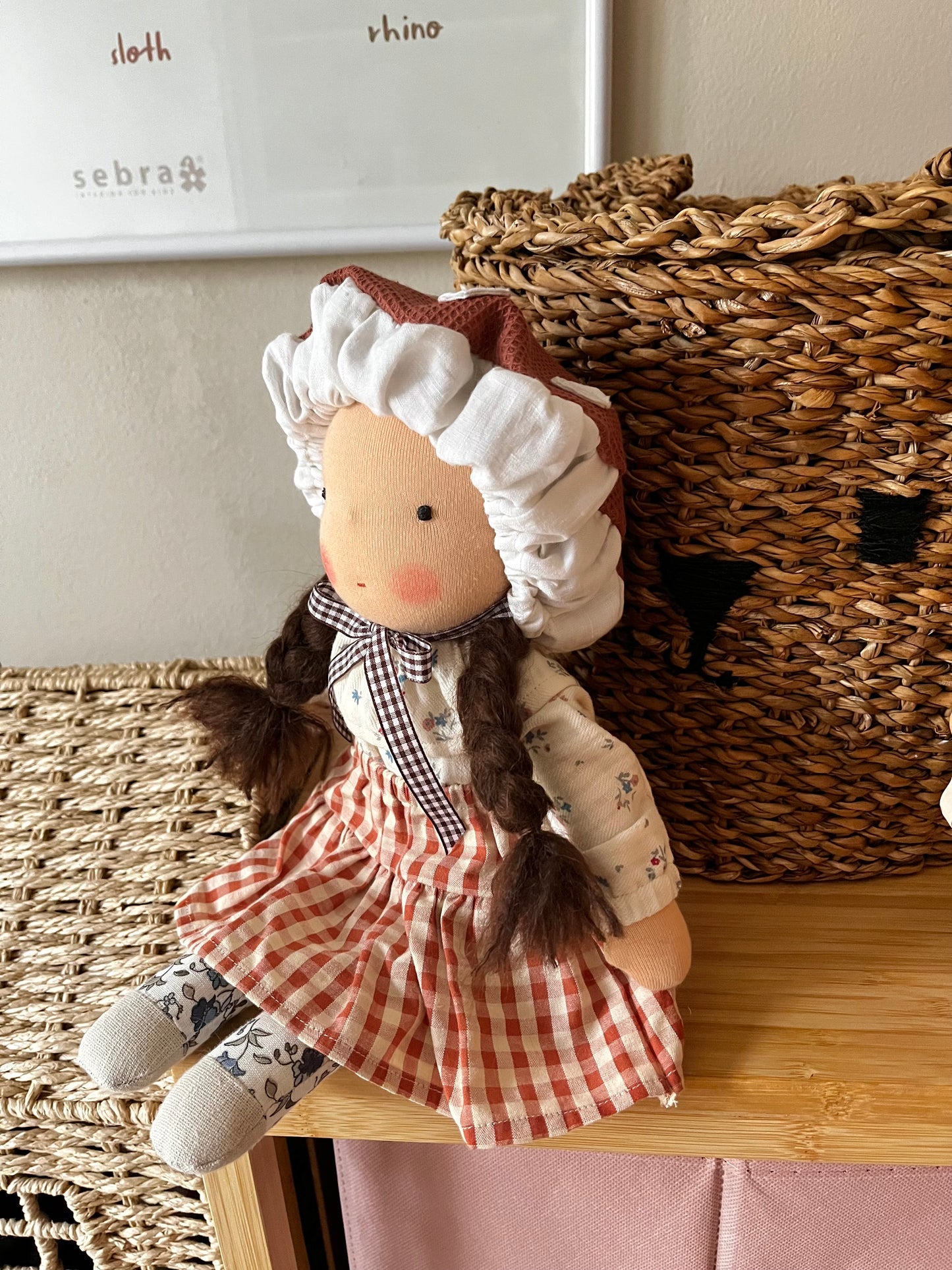 Waldorf doll ILA medium / mushroom collection