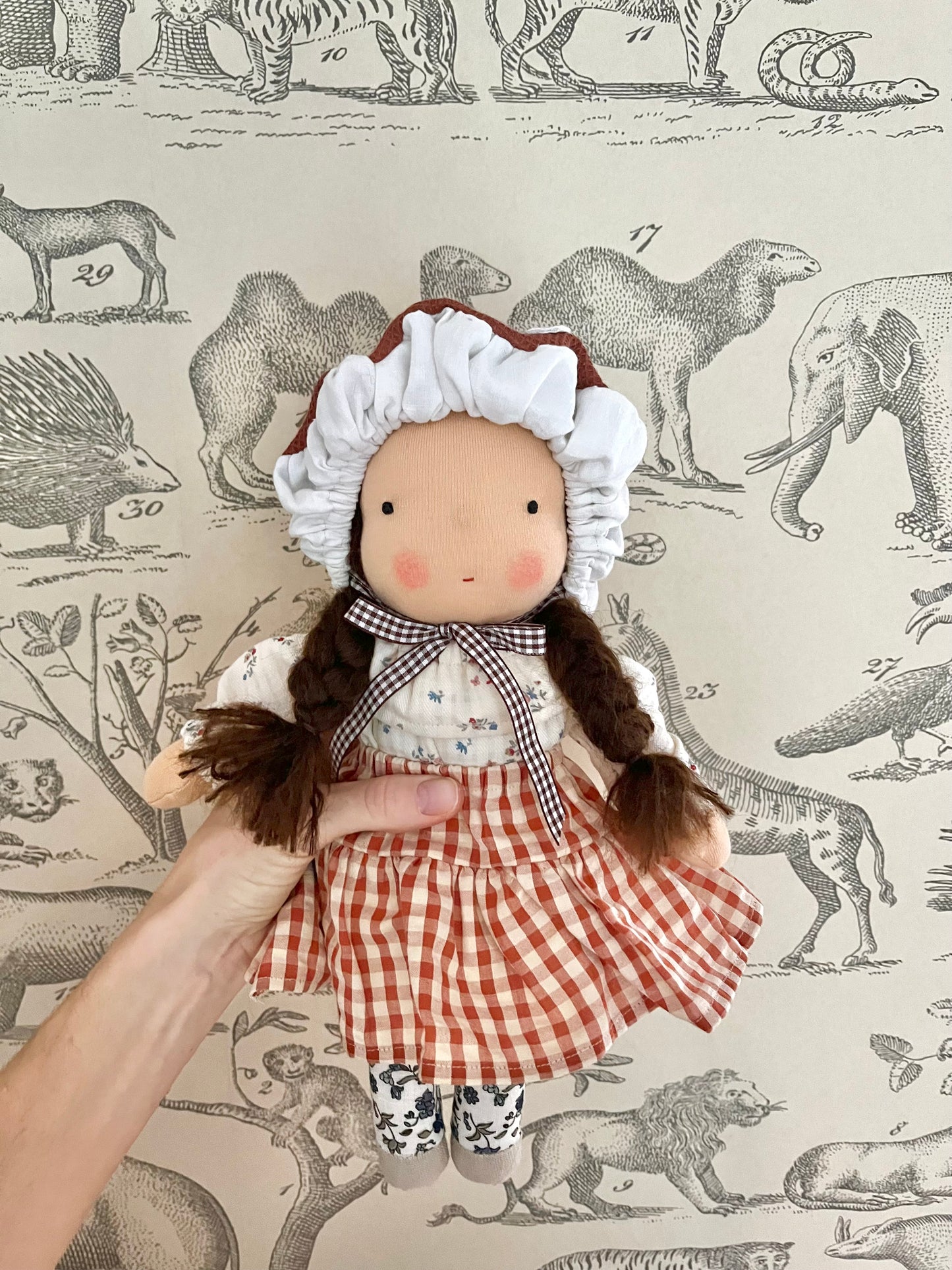Waldorf doll ILA medium / mushroom collection