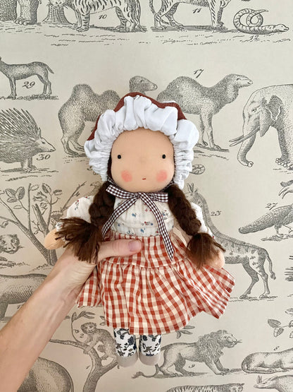Waldorf doll ILA medium / mushroom collection