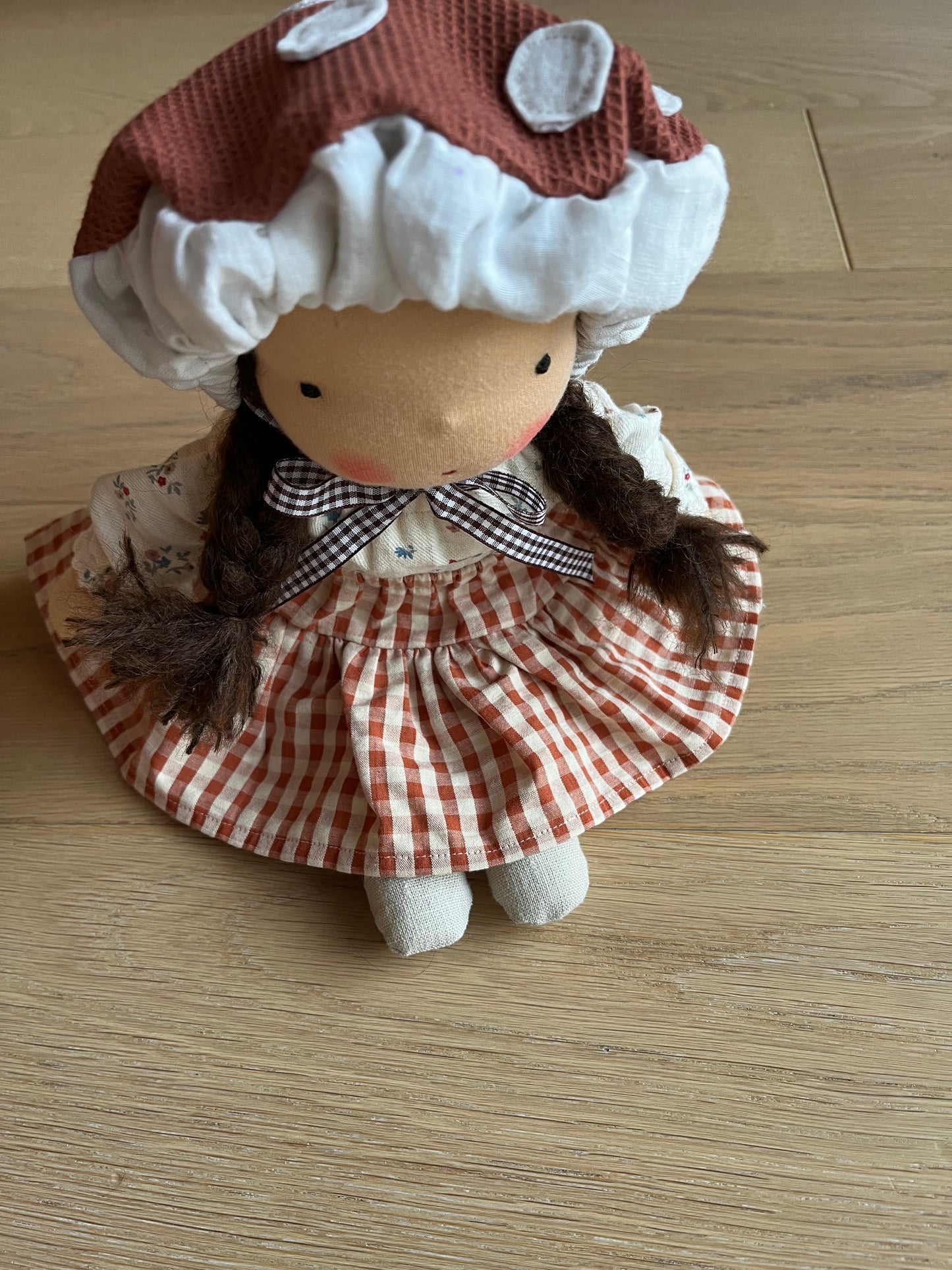 Waldorf doll ILA medium / mushroom collection