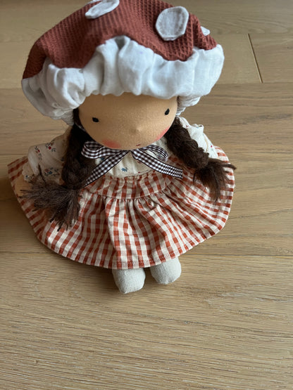 Waldorf doll ILA medium / mushroom collection