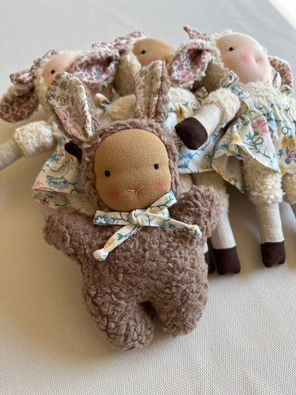 Fluffy lamb inspired by Waldorf doll