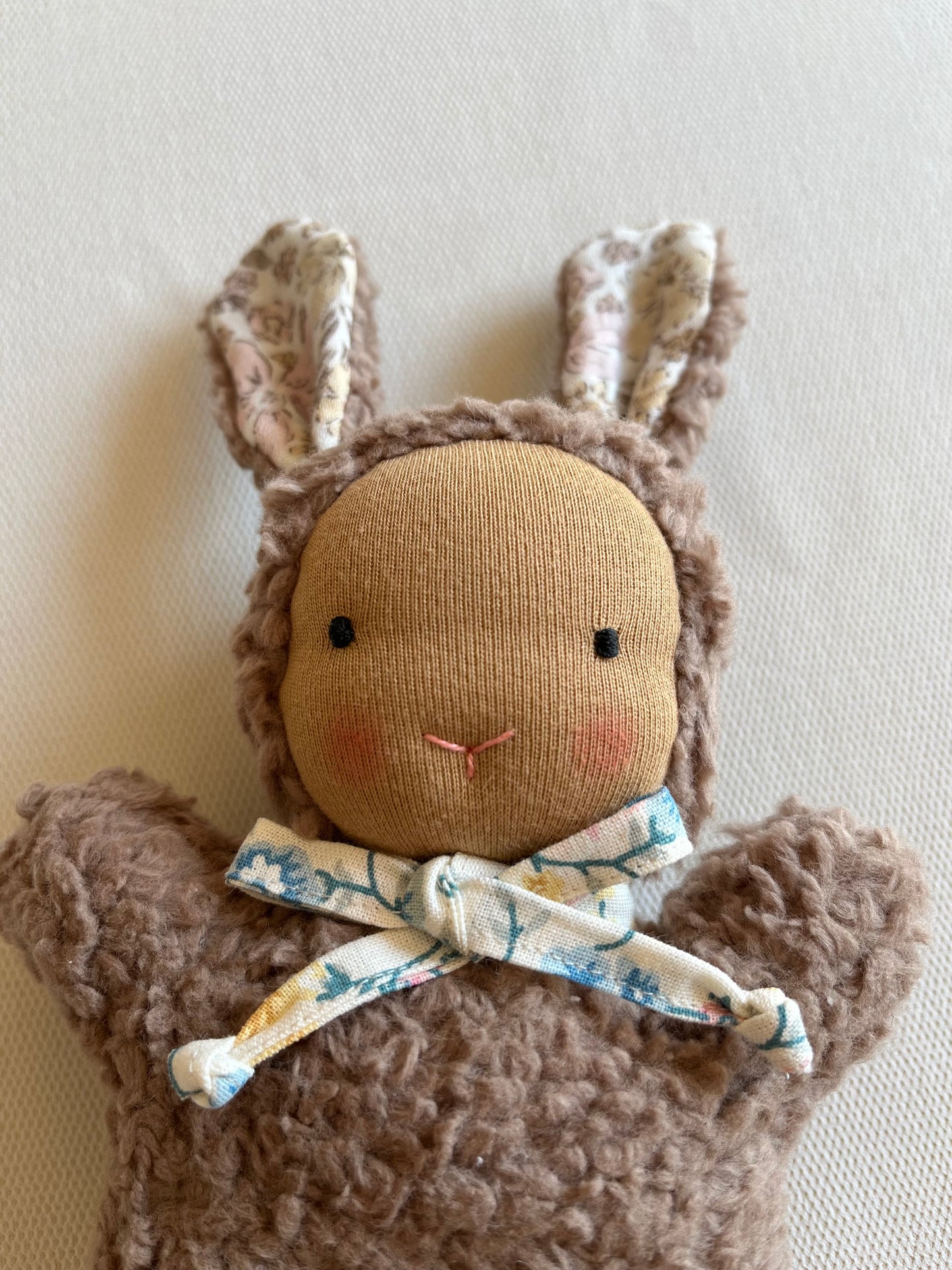 Cuddle bunny inspired by Waldorf doll