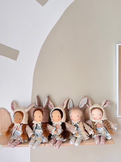 Waldorf doll FREJA small / bunny collection