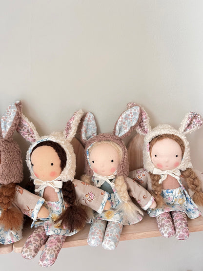 Waldorf doll OFELIA small / bunny collection