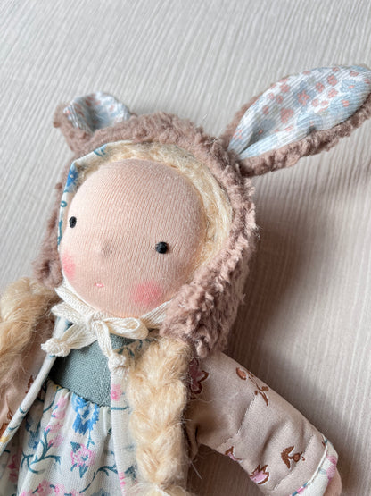 Waldorf doll DEVA small / bunny collection