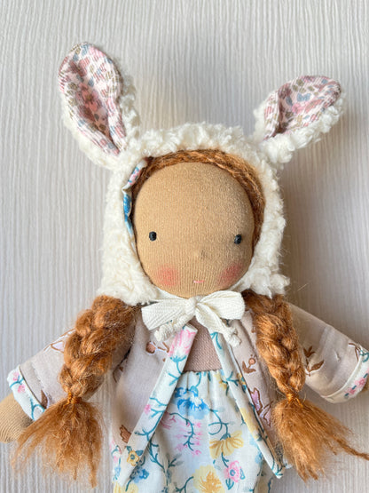 Waldorf doll FLAVIA small / bunny collection