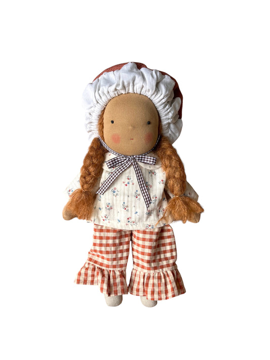 Waldorf doll FLAVIA medium / mushroom collection